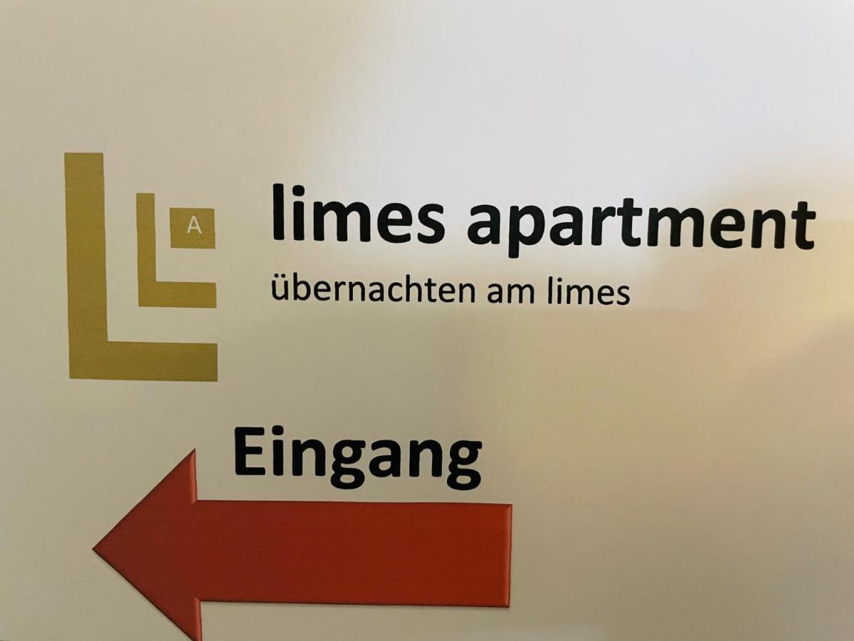 Limes Apartment -Uebernachten Am Limes- Rainau Eksteriør bilde